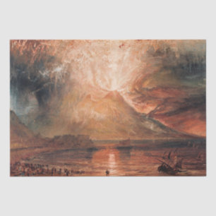 William Turner - Vesuv in Eruption Seidenpapier