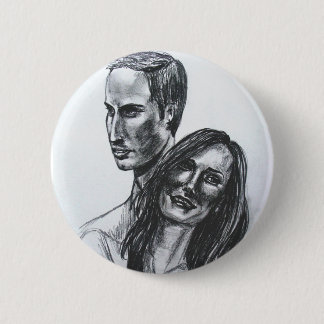 William- und Catherine-Abzeichen Button