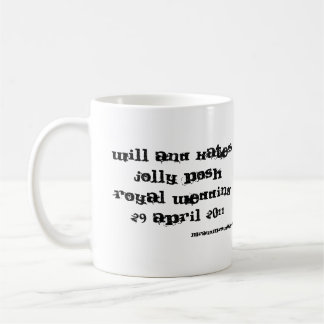 William und Kates lustige vornehme königliche Kaffeetasse