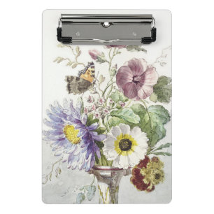 William vanLee Bouquet von Blume mit einem Schmett Mini Klemmbrett