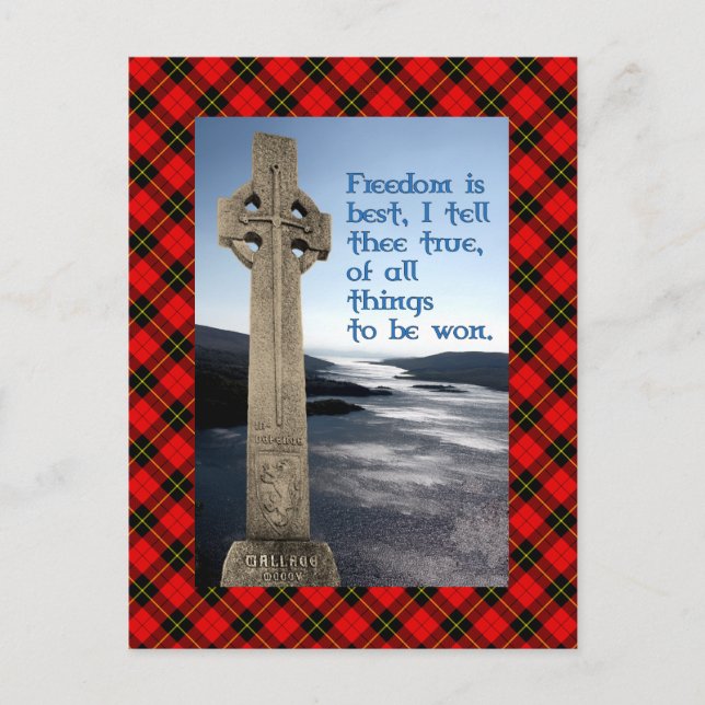 William Wallace Freedom Monument Postcard Postkarte (Vorderseite)