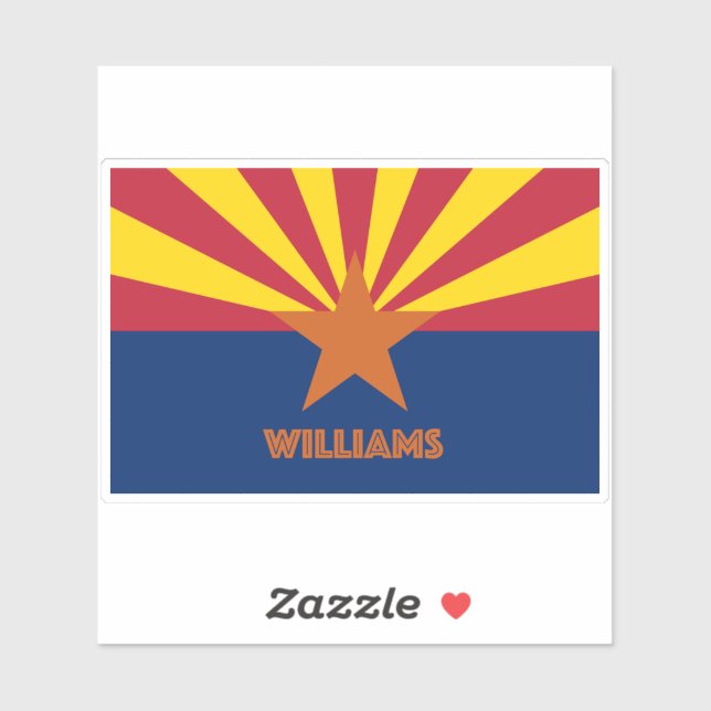 Williams Arizona Aufkleber (Blatt)