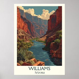 Williams Arizona Vintage Poster   Retro-Gateway