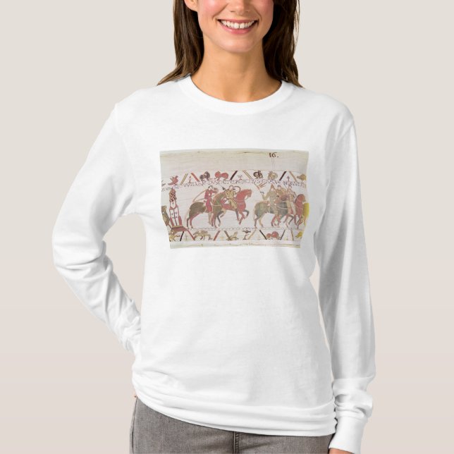 Williams Armee, die zu Mont Saint-Michel geht T-Shirt (Vorderseite)
