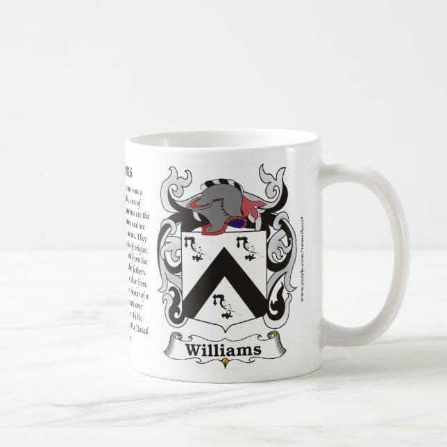 Williams-Familien-Wappen Tasse (Rechts)