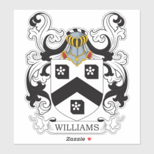 Williams Familienwappen Aufkleber