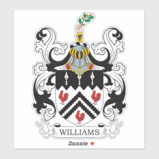 Williams Familienwappen Aufkleber