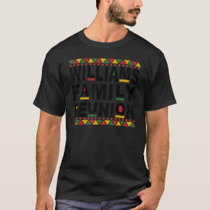 Williams Familienzusammenkunft passende Familien-B T-Shirt