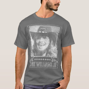 Williams Jr Vintag Faded Style Lüfterdesign T-Shirt
