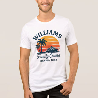 Williams Kreuzfahrt tropischer Urlaub Hawaï Schiff Tri-Blend Shirt