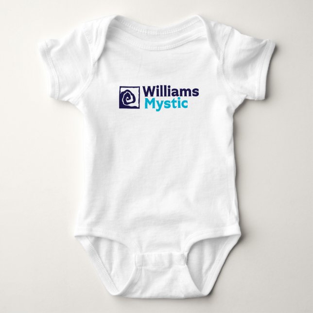 Williams-Mystic Logo Baby Bodysuit Baby Strampler (Vorderseite)