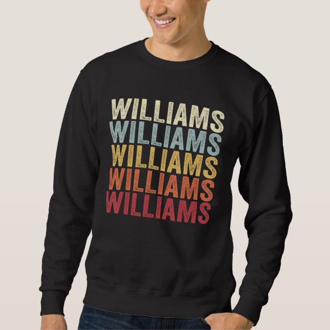 Williams Pennsylvania Williams PA Retro Vintage Te Sweatshirt (Vorderseite)