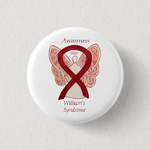 Williams-Syndrom Engel-Bewusstseins-Schleifen-Anst Button