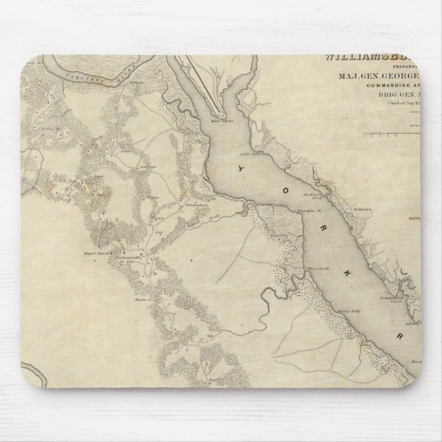 Williamsburg im Weißen Haus Mousepad (Vorne)