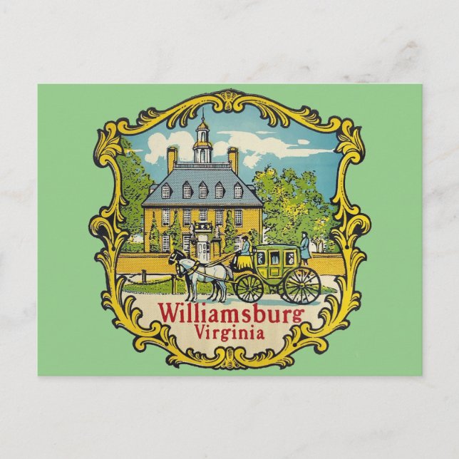 Williamsburg Virginia - Carte postale (Devant)
