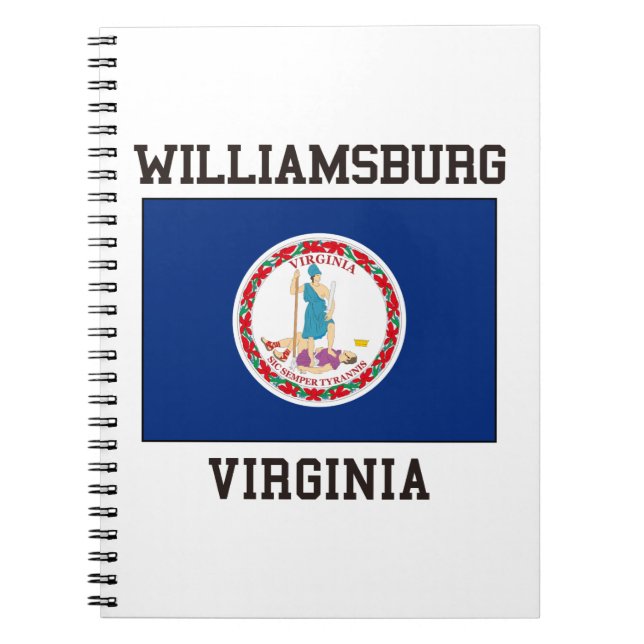 Williamsburg Virginia Notizblock (Vorderseite)