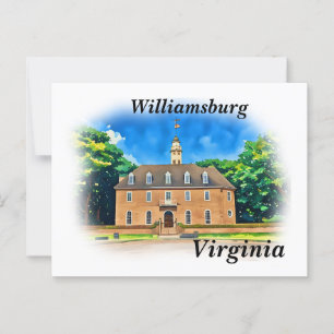 Williamsburg, Virginia Postkarte