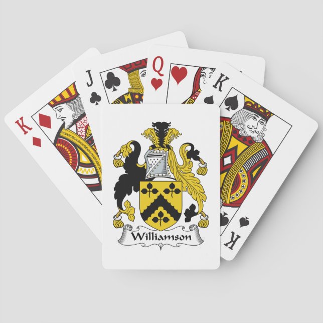 Williamson Familienwappen Spielkarten (Rückseite)