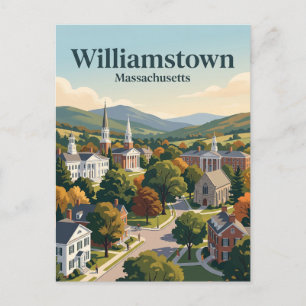 Williamstown, Massachusetts Postkarte