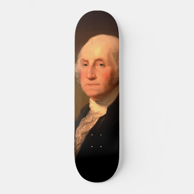 Williamstown Portrait von George Washington Skateboard (Vorderseite)