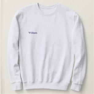 Willian Name bestickt, Besticktes Sweatshirt