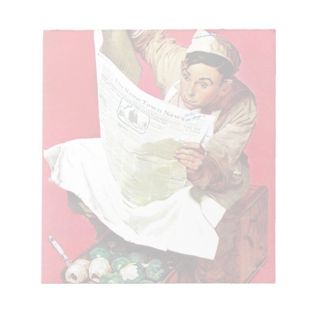 Willie Gillis auf K.P. Notizblock (Vorderseite)