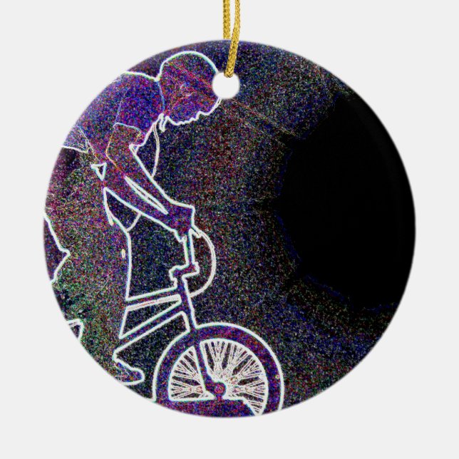 WillieBMX die glühende Rand-Verzierung Keramikornament (Vorne)