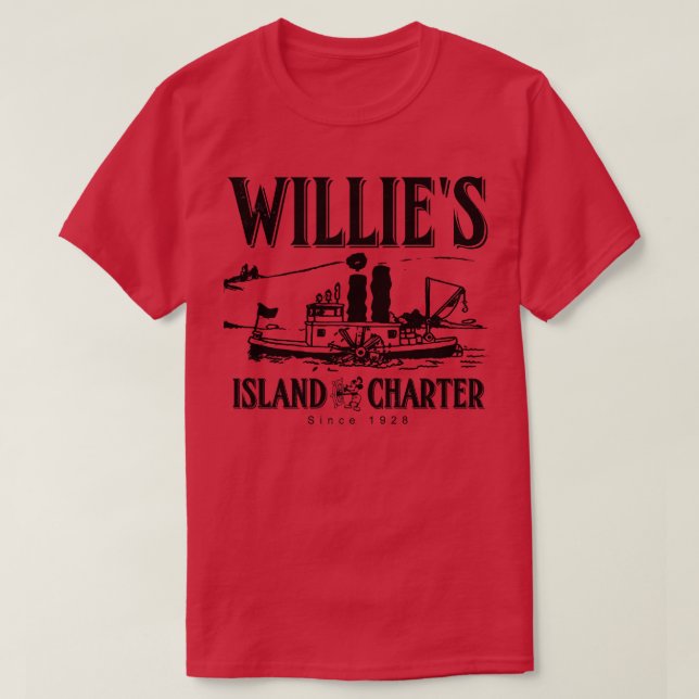 Willies Island Charters T-Shirt (Design vorne)