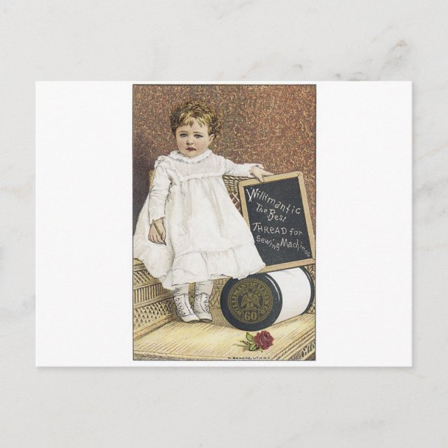 Willimantic Thread Postkarte (Vorderseite)
