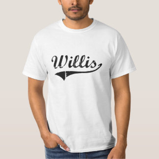 Willis klassischer Art-Name T-Shirt