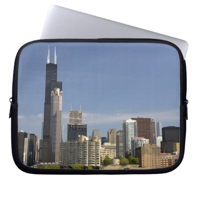 Willis Tower, früher bekannt als der Sears Tower Laptopschutzhülle (Vorderseite)