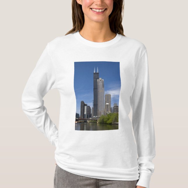 Willis Tower (früher der Sears Tower) T-Shirt (Vorderseite)