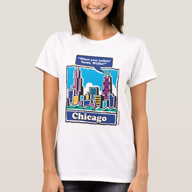 Willis Tower Ohren T-Shirt (Vorderseite)