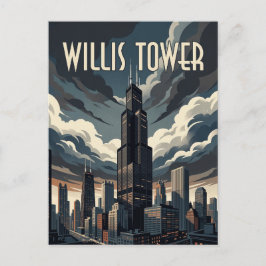 Willis Tower Postkarte