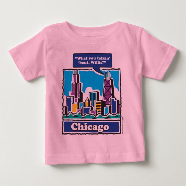 Willis Tower/Sears Tower Baby T-shirt (Vorderseite)