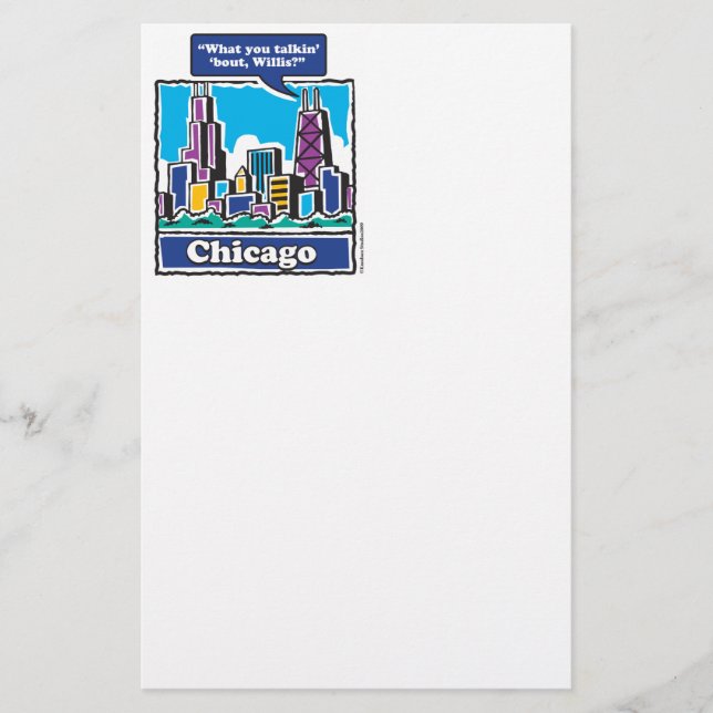 Willis Tower/Sears Tower Briefpapier (Vorderseite)
