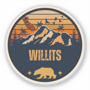 Willits, Kalifornien Aufkleber