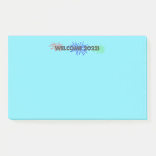 Willkommen 2022! Post-it-Notes Post-it Klebezettel