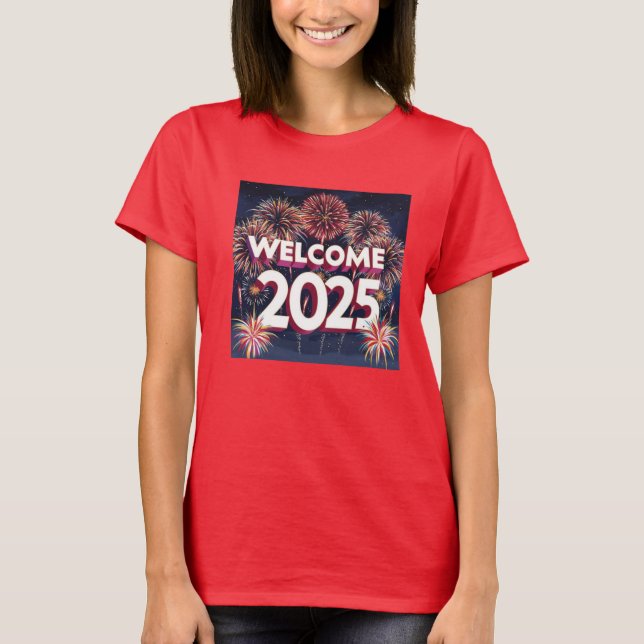 Willkommen 2025 T-Shirt (Vorderseite)