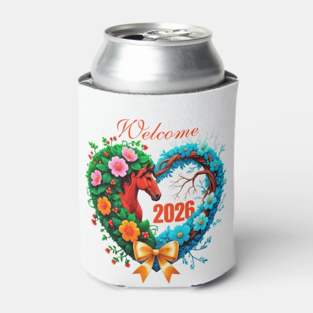 Willkommen 2026 dosenkühler (Kanne Vorderseite)