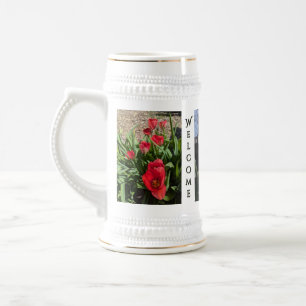 Willkommen 2026 Stein von RoseWrites Bierglas