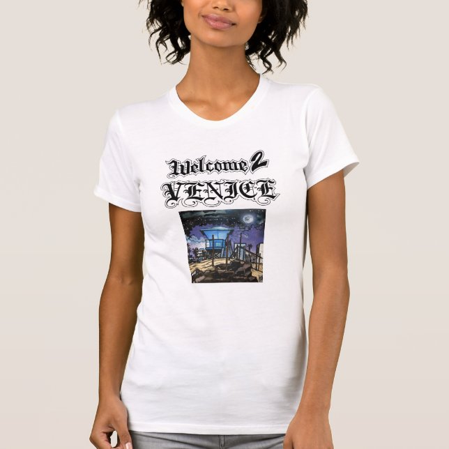 Willkommen 2 Venedig-Mädchen bloß T-Shirt (Vorderseite)