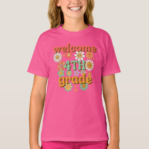 WILLKOMMEN 4. KLASSE  ZURÜCK IN DIE SCHULE ERSTER  T-Shirt