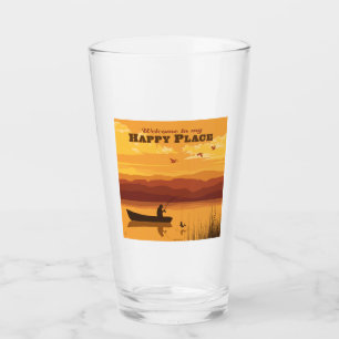 Willkommen an meinem glücklichen Ort Glas