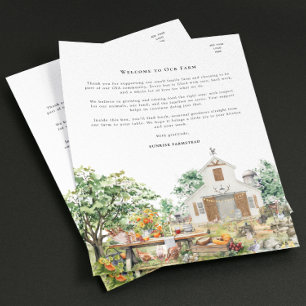 Willkommen auf dem Bauernhof CSA Kleiner Hof Flyer