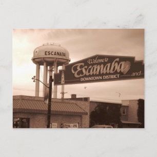 Willkommen auf den Postkarten von Escanaba