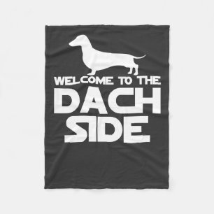 Willkommen auf der Dackel Fleecedecke