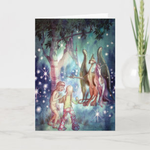 Willkommen auf der Fairyland Grußkarte Karte