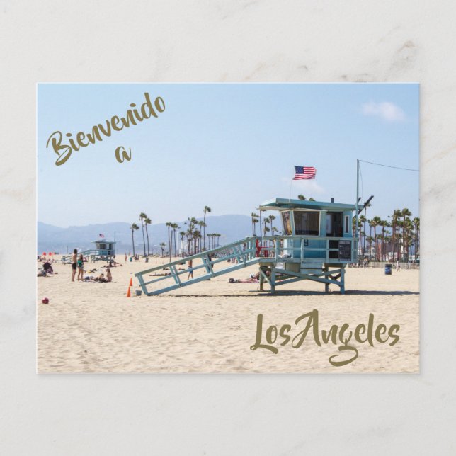Willkommen auf der Postkarte von Los Angeles (Vorderseite)