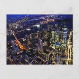 Willkommen auf der Postkarte von New York